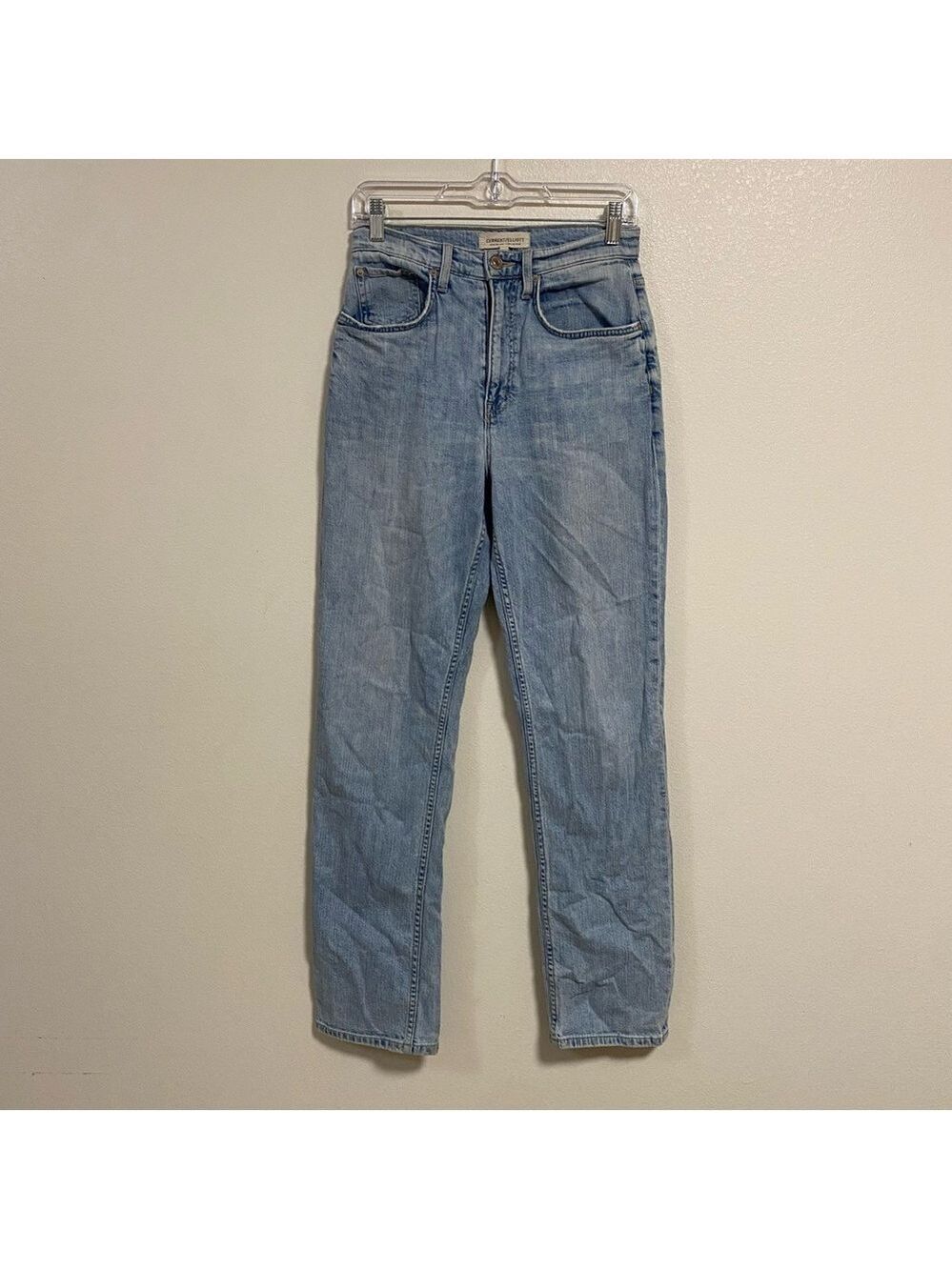 Current/Elliott Jeans Women’s Size 25 Light Blue High rise straight leg Jeans